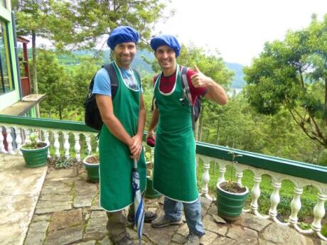 Visiting the Pedro tea factory in Nuwara Eliya