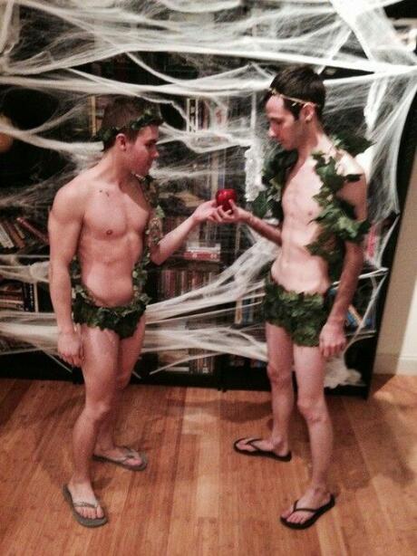 Adam and Steve one of best gay couple halloween costumes top 10