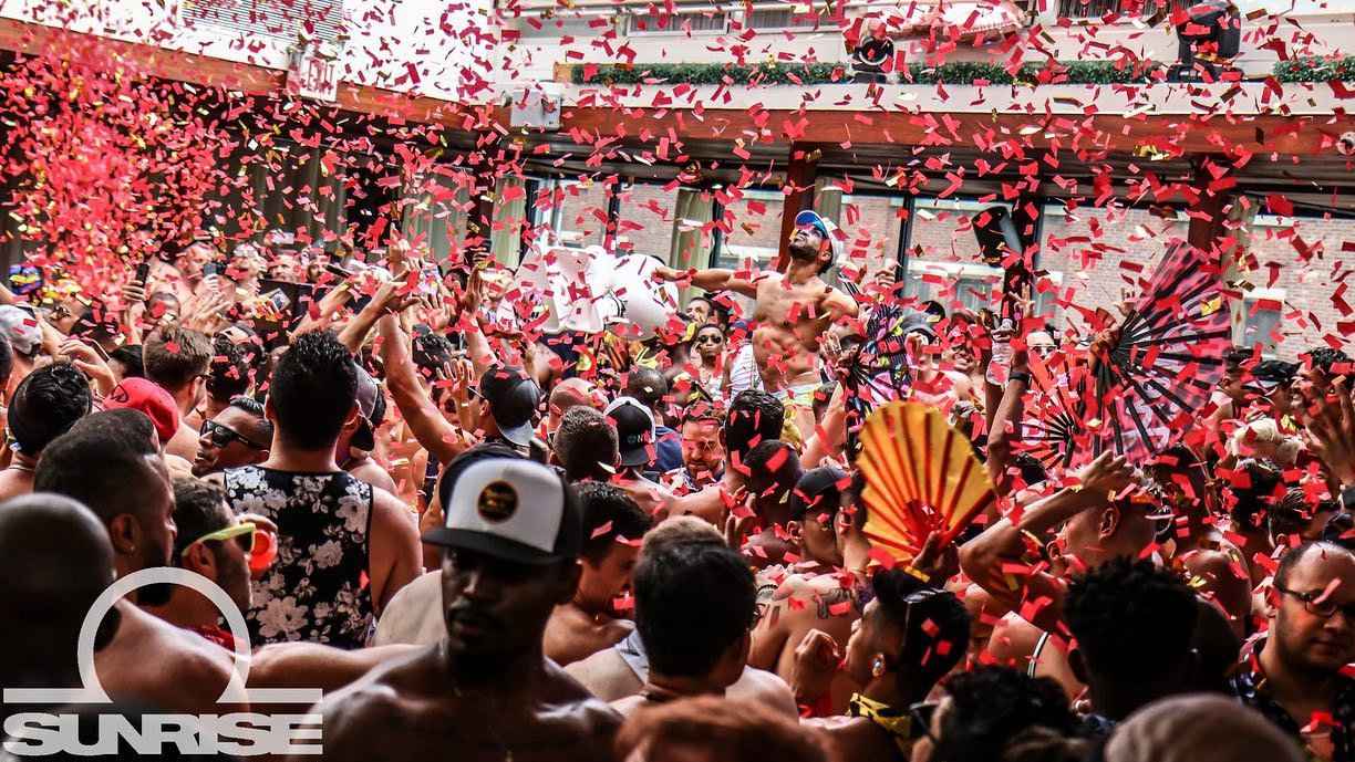 In New York City you can party New Year's Day away at the Alegria Sunrise gay party