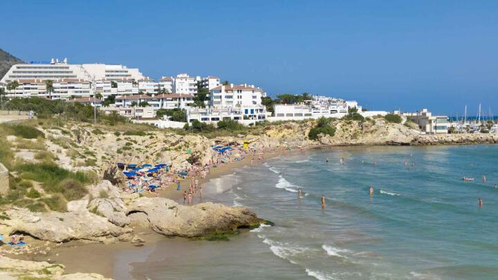 Balmins gay beach is a very popular hangout for LGBTQ travellers in Sitges