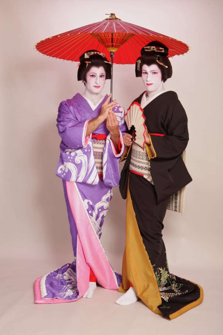 Geisha makeover in Tokyo for men