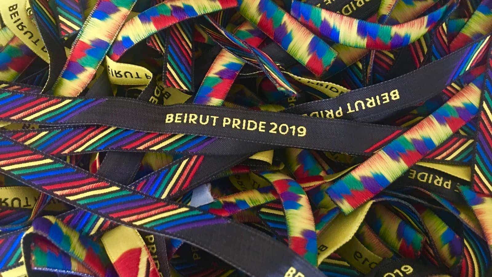 Beirut Pride bracelets celebrating gay Lebanon