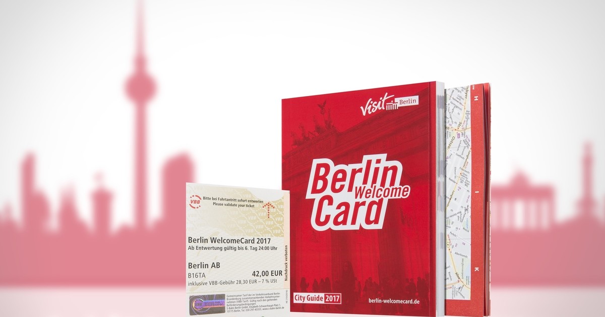 Berlin welcome card allows you to travel for several days using the berlin metro system