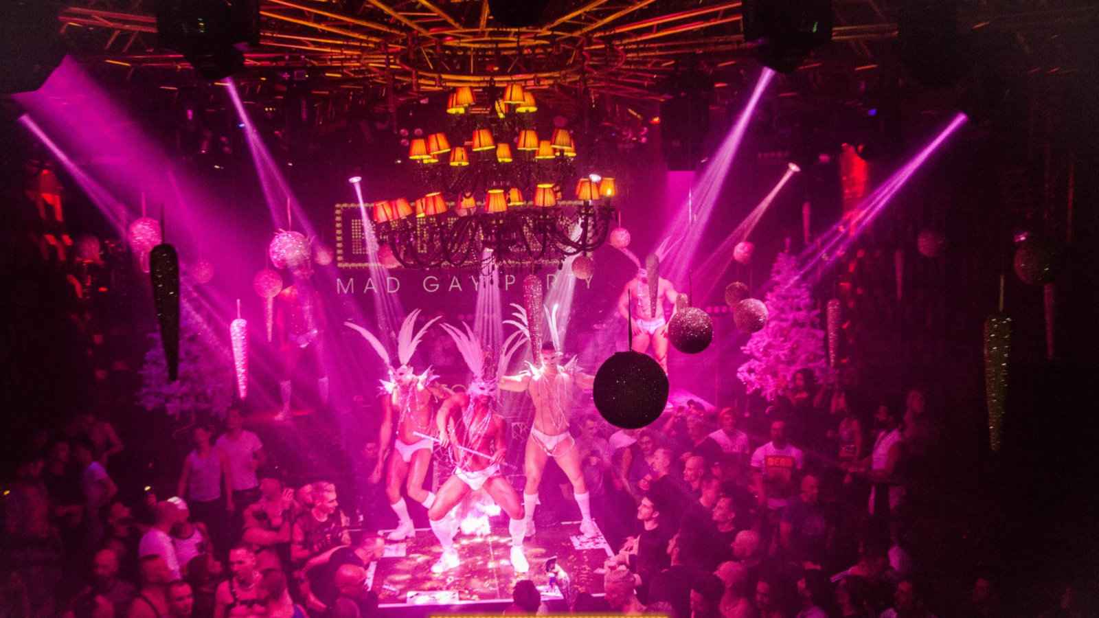 Bordello's gay New Year's Eve party in Switzerland is a decadent and sexy night