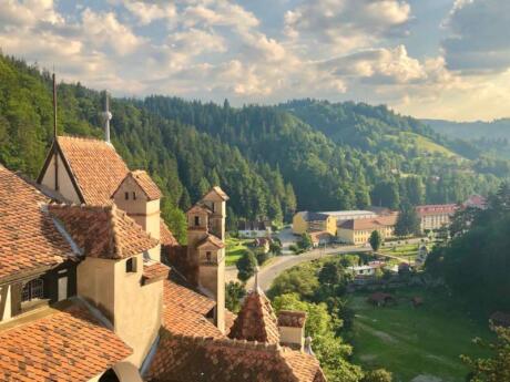 While it's associated with Dracula, Bran Castle is also worth a visit for the views alone