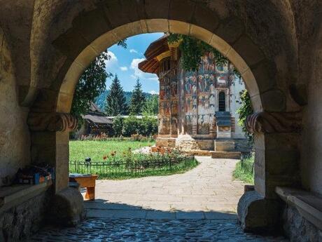 In Romania's Bucovina region you can see UNESCO World Heritage rated monasteries with beautiful frescoes dating from the 15th and 16th centuries.