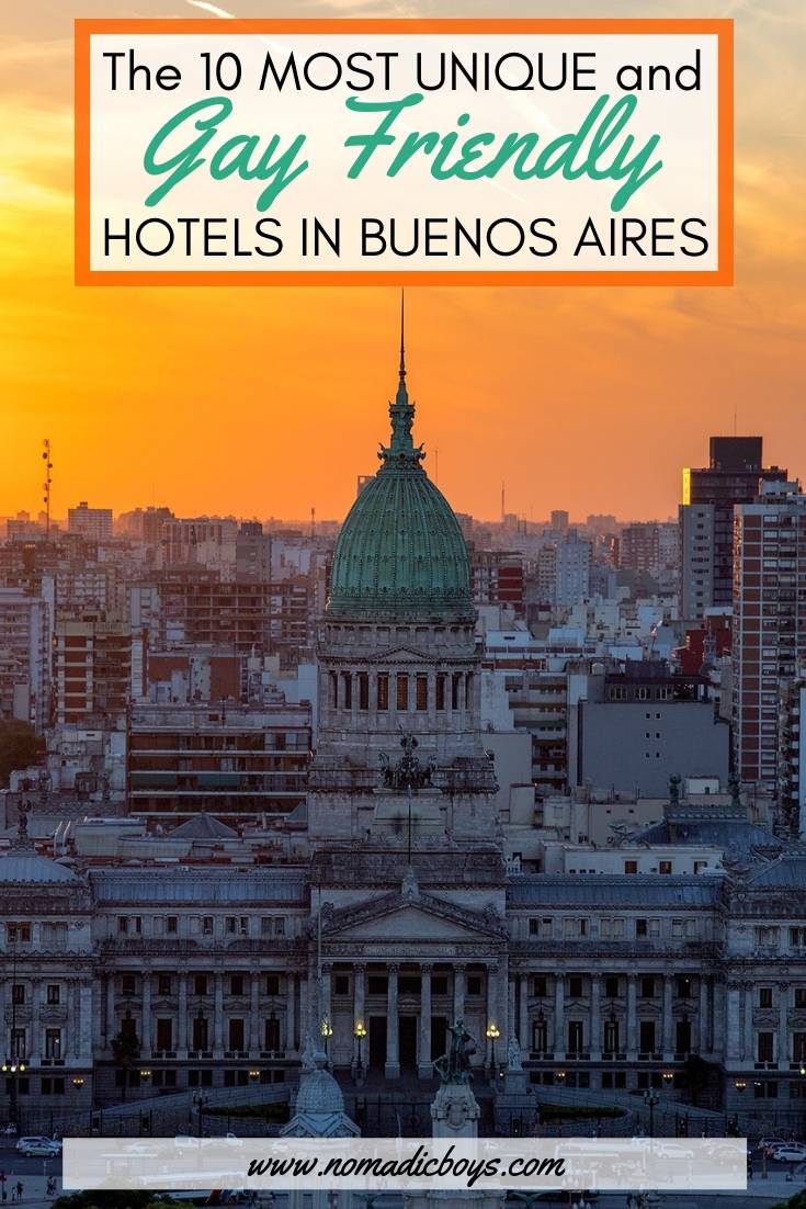 The coolest and most unique gay friendly hotels in Buenos Aires, Argentina.