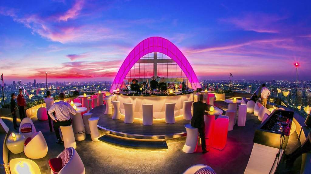 Centara Grand is a luxurious hotel in a skyscraper where gay travellers to Bangkok can enjoy incredible views