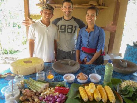 We joined an authentic Balinese cooking class in Bali so now we can make all our favourite dishes at home