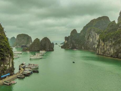 Cruising Halong Bay in Vietnam