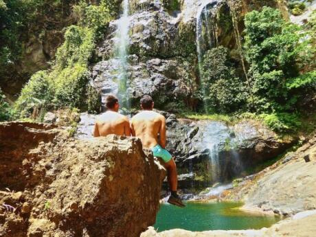 Cunca Rami Waterfall gay guide Flores island