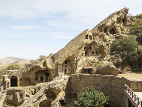 The David Gareja Monastery Complex in Georgia is a fascinating and ancient series of monasteries carved into the rocks