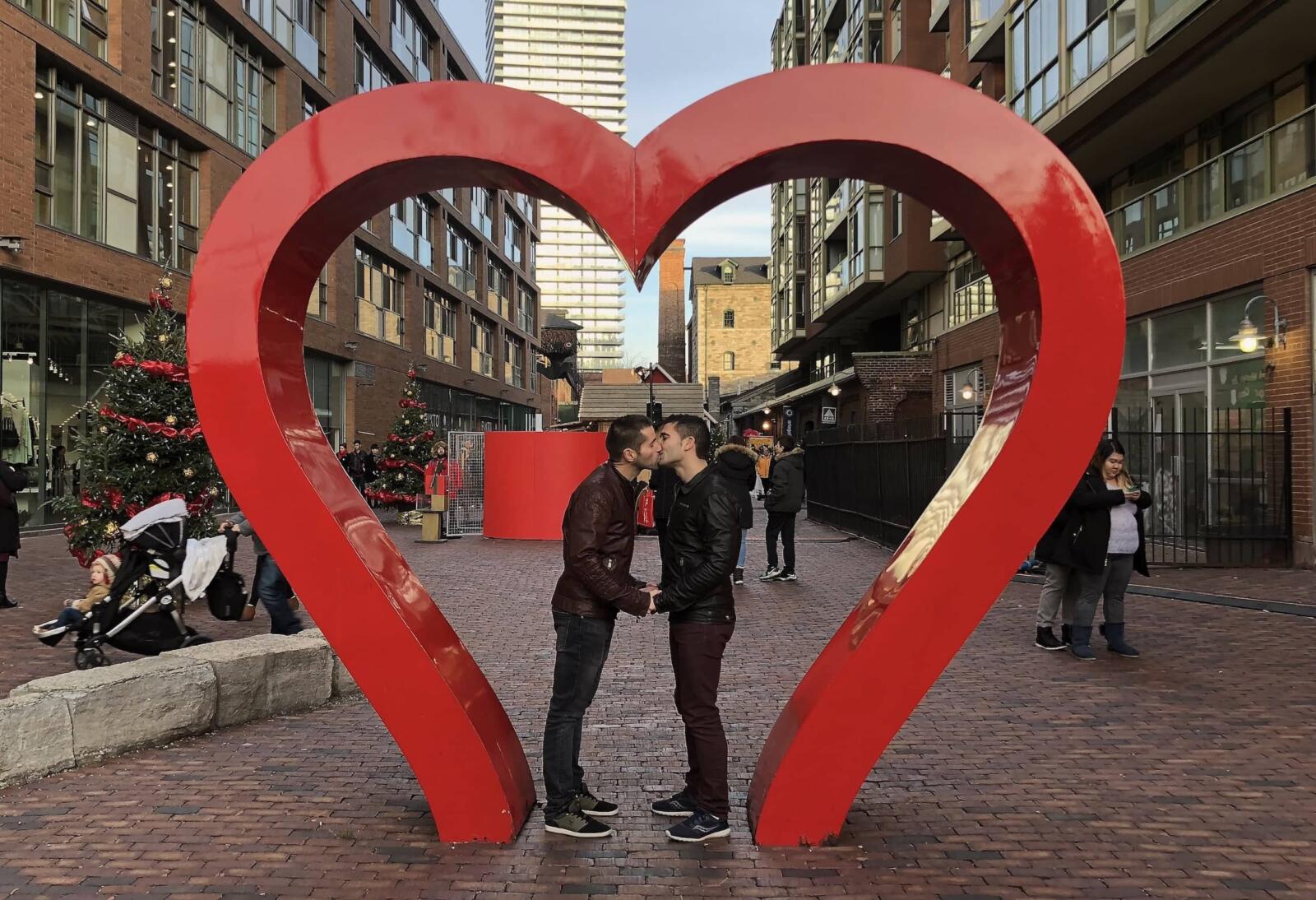 Gay Canada Toronto local boy interview Distillery District giant heart