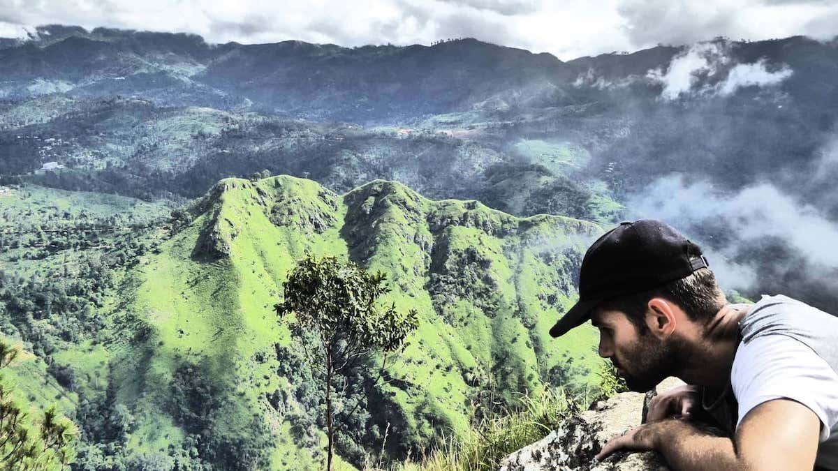 The views from Ella Rock in Sri Lanka are incredible!