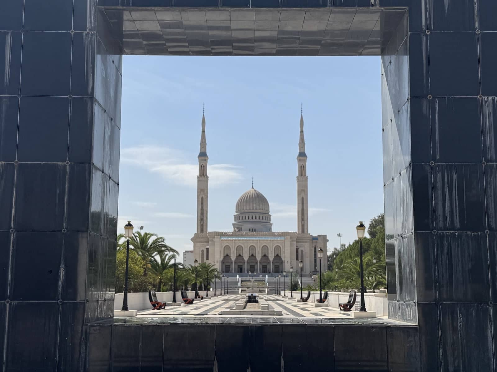 Emir Abdelkader mosque in Constantine external view.