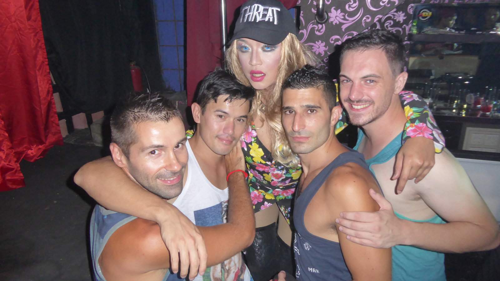 Gay boys partying in Gay Bali bars in Seminyak