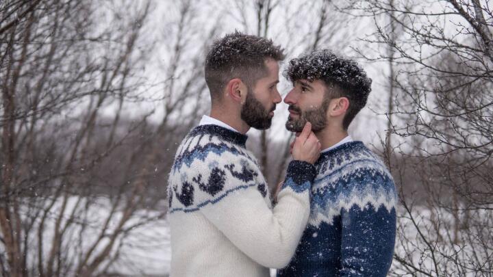 Gay couple in Iceland Nomadic Boys