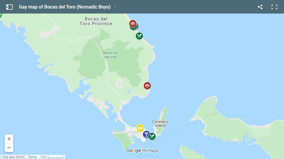 Use our map of Bocas del Toro to plan your own trip!