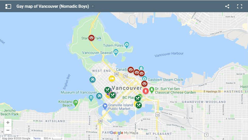 Here's our gay map of Vancouver with all the best things to see and do