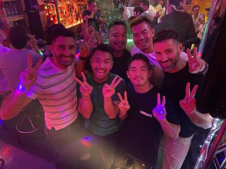 Grand Slam is a fabulous gay karaoke bar in Osaka with lovely staff