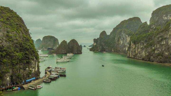 Cruising Halong Bay in Vietnam