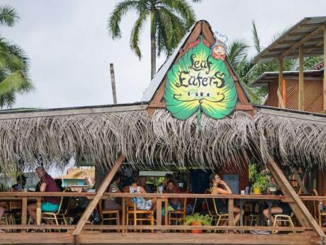 Leaf Eaters Cafe serves absolutely delicious vegan and vegetarian cuisine in Bocas del Toro