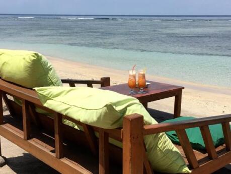 The cocktails in Legend Bar on Gili Air are to die right on the beach