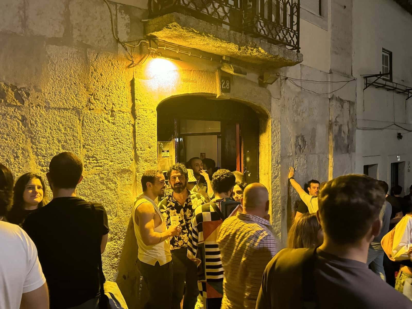 The streets of Lisbon during the Lisbon gay Pride event.