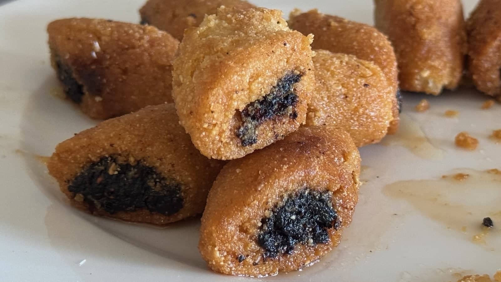 Makroud Algerian almond cookies.