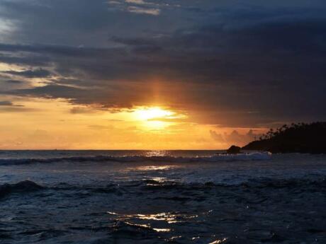 The sunsets in Mirissa, Sri Lanka are pretty stunning