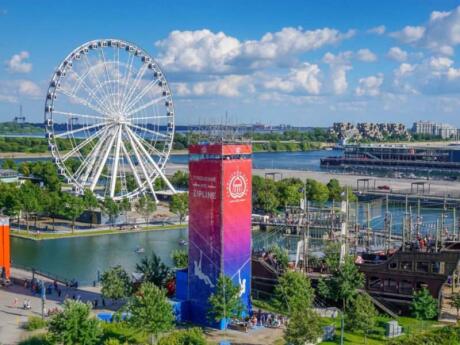 Montreal's Old Port area has a number of fun attractions, including the zipline experience which we loved!