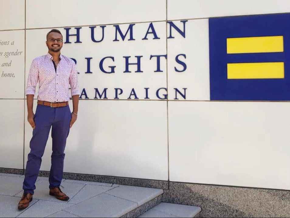 Muhammad works hard to make life better for the LGBTQ community everywhere