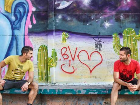 The beautiful street art of Bellavista in Santiago Nomadic Boys