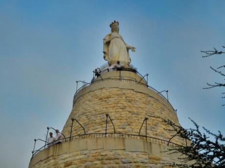 Harissa in Lebanon is home to the famous Our Lady of Lebanon pilgrimage site