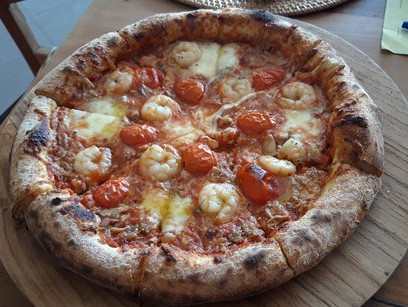 The best pizzas we've tried on Gili Trawangan are from Francesco Pizzeria