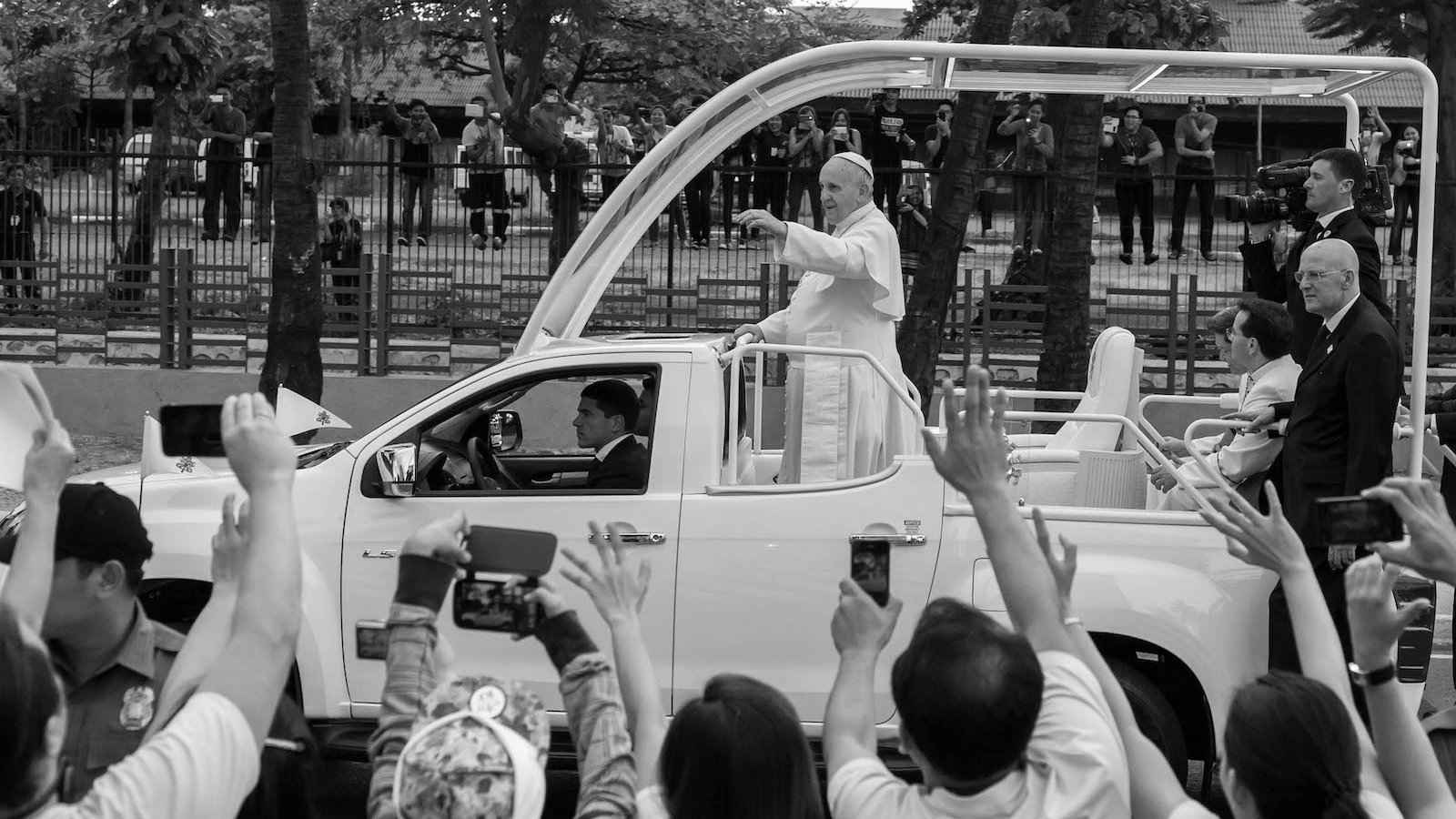 As a Christian country the Philippines even recorded the largest ever crowd to see the pope!