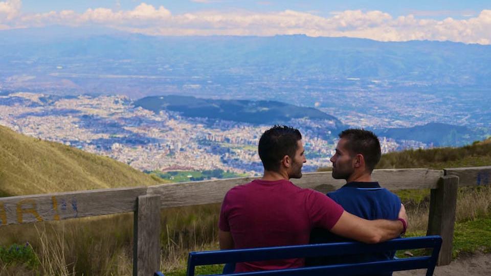 gay life in Ecuador Quito view Stef Seb