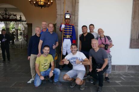 Quito old town gay group