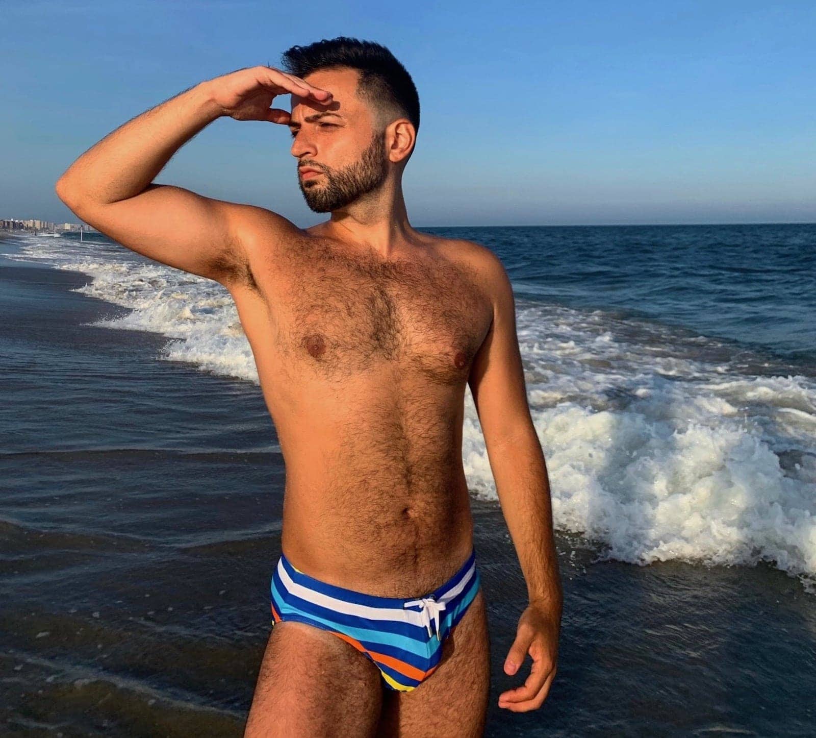 Hot Turkish guy in Speedos.