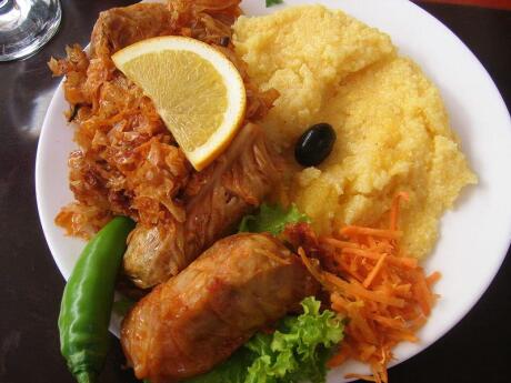 Moldovan Mamaliguta is a type of polenta often eaten as an accompaniment to a main dish