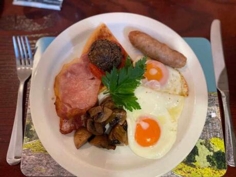 Haggis might sound gross but it's actually a pretty tasty Scottish dish