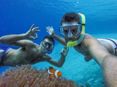 Snorkelling in the waters off Palawan is a dream 