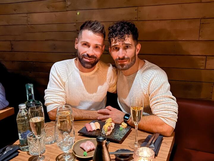 Nomadic Boys celebrating 13 years together at Sushi social restaurant