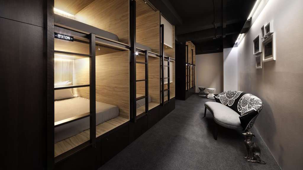 The Pod Capsule Hotel in Singapore is not your typical hostel, with elegant and private pods, beautiful bathrooms and lots of free amenities including breakfast