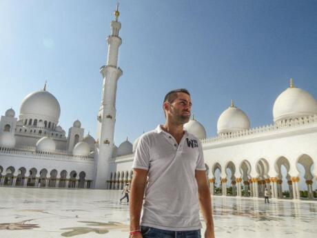 One of the number one sights in Abu Dhabi is the incredible Sheikh Zayed Grand Mosque