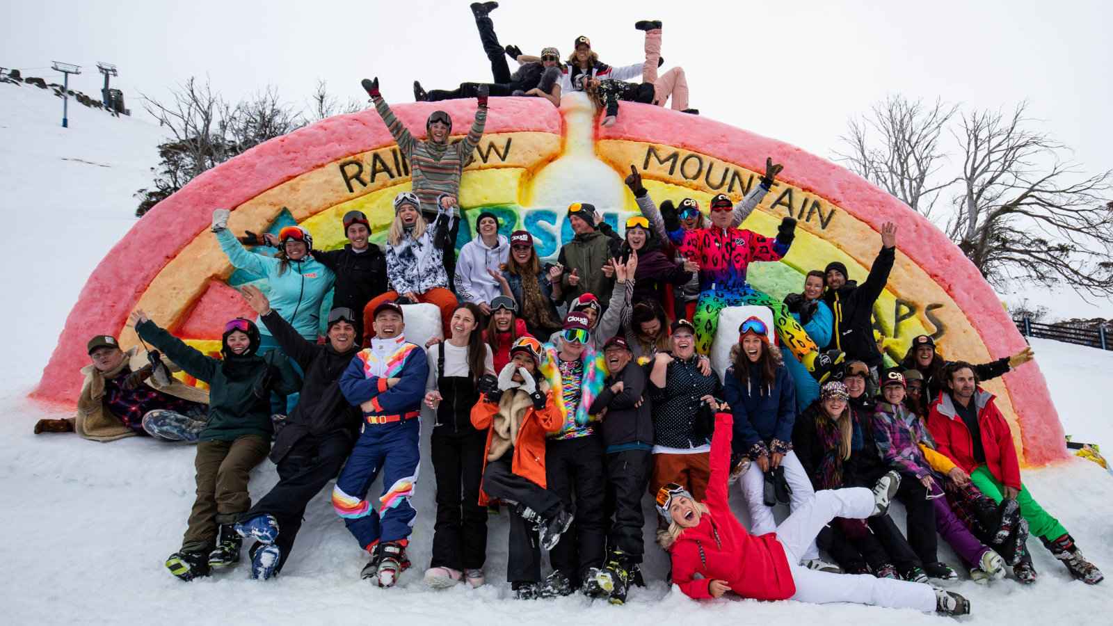 Australia's other gay ski event is the fabulous Rainbow Mountain which takes place at Thredbo in New South Wales