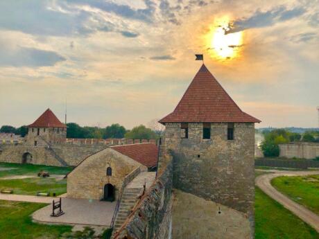 Bendery Fortress in the city of Bender in Moldova is an interesting and pretty structure to visit in this little independent nation