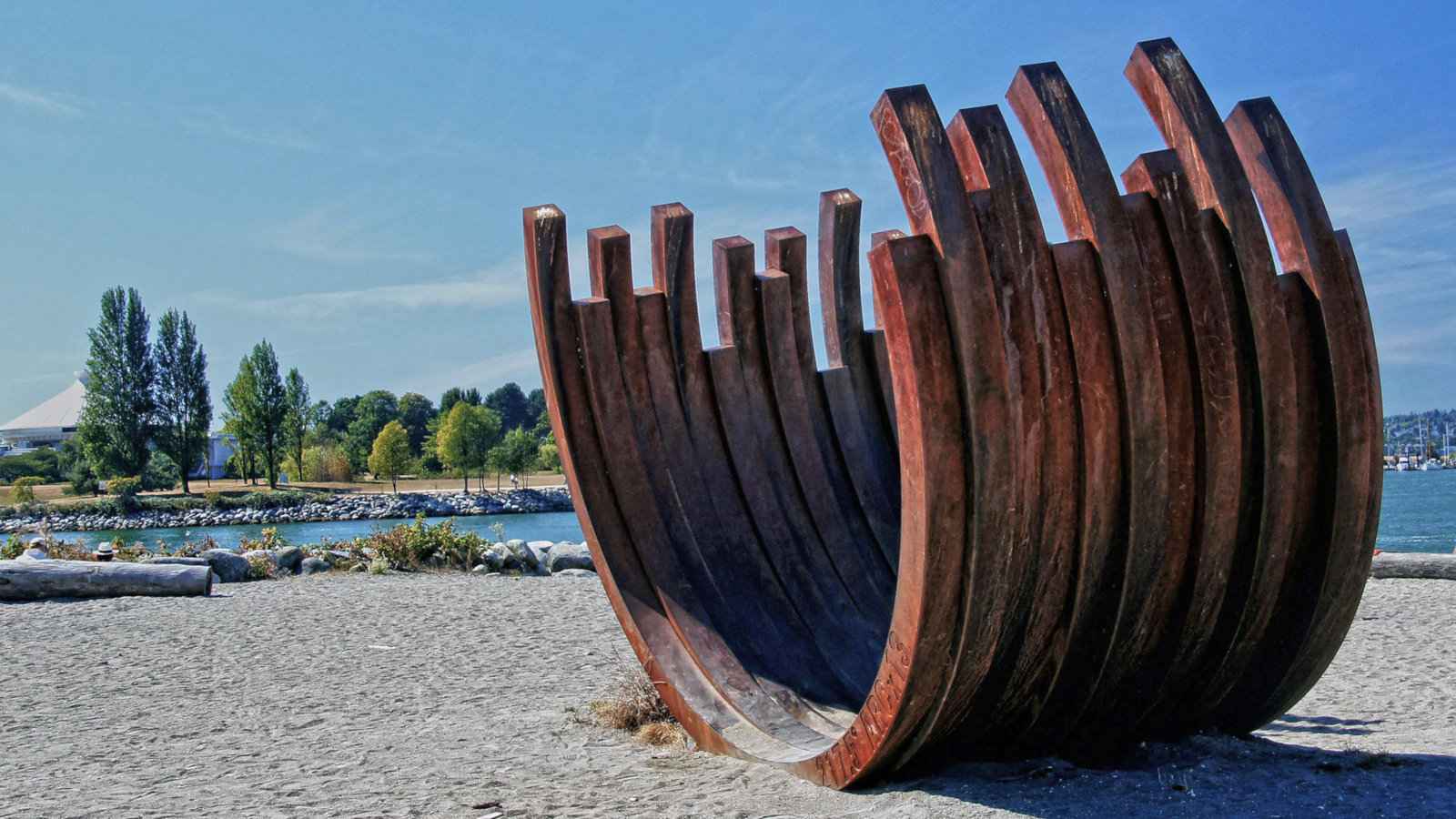 Sunset Beach is a quiet beach in Vancouver that gets wild come Pride!