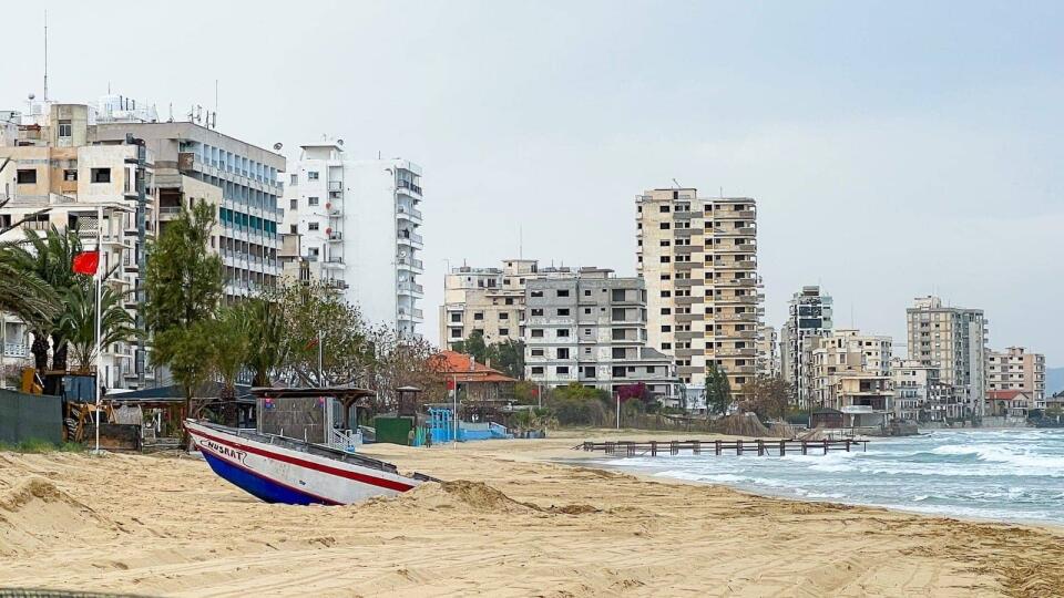 The abandoned Varosi beachfront in Famagusta, Cyprus.