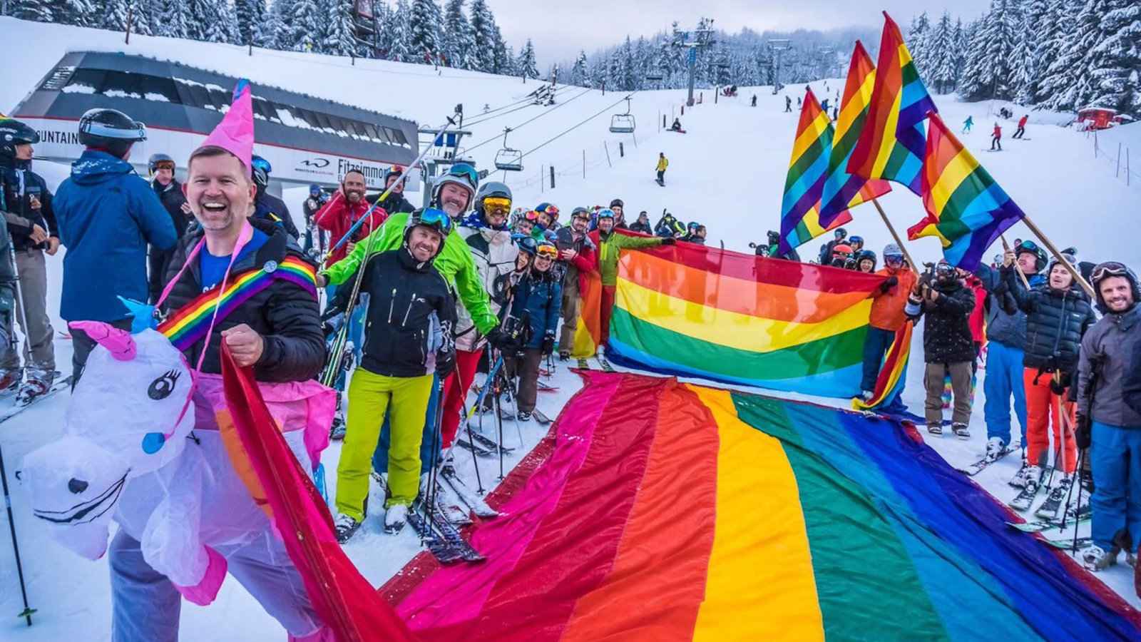 Whistler Pride's snow pride parade is just one of the exciting activities you can take part in during this fabulous week-long event